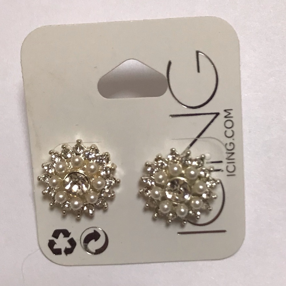 Earrings from icing